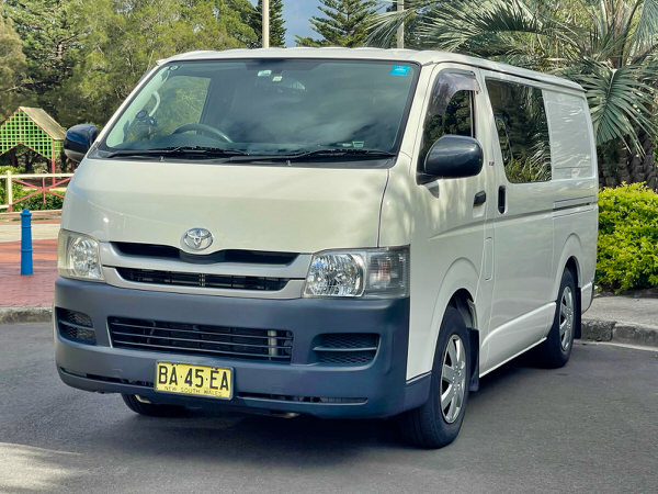 Toyota Hiace for sale - 2008 3L Diesel Model - Photo shows the front passenger side angle view